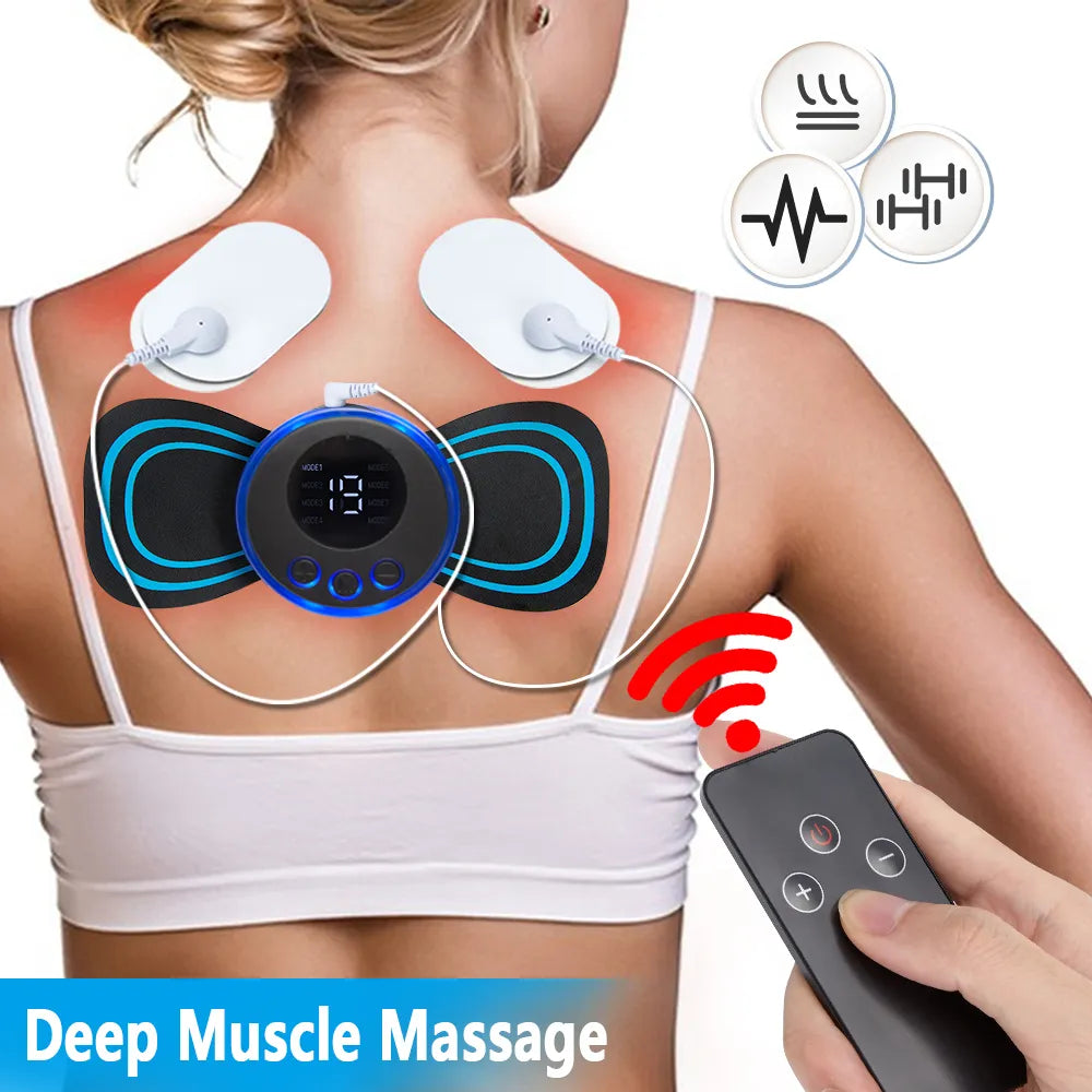 Masseur de Cou avec Stimulateur Musculaire EMS