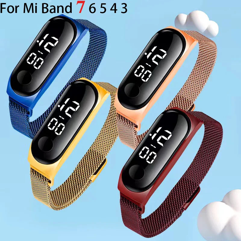 Bracelet en Boucle Milanaise pour Xiaomi Mi Band 7 6 5 4 3