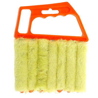 Brosse de Nettoyage pour Lames de Stores avec Chiffon en Microfibre