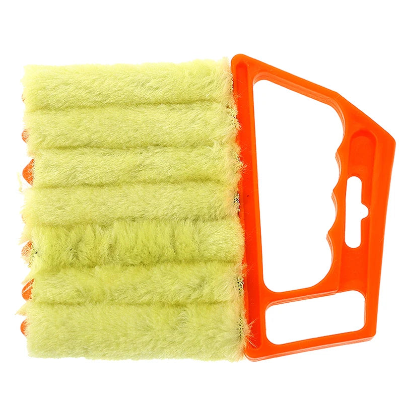 Brosse de Nettoyage pour Lames de Stores avec Chiffon en Microfibre