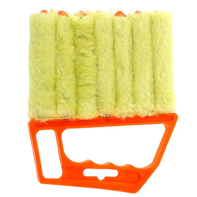 Brosse de Nettoyage pour Lames de Stores avec Chiffon en Microfibre