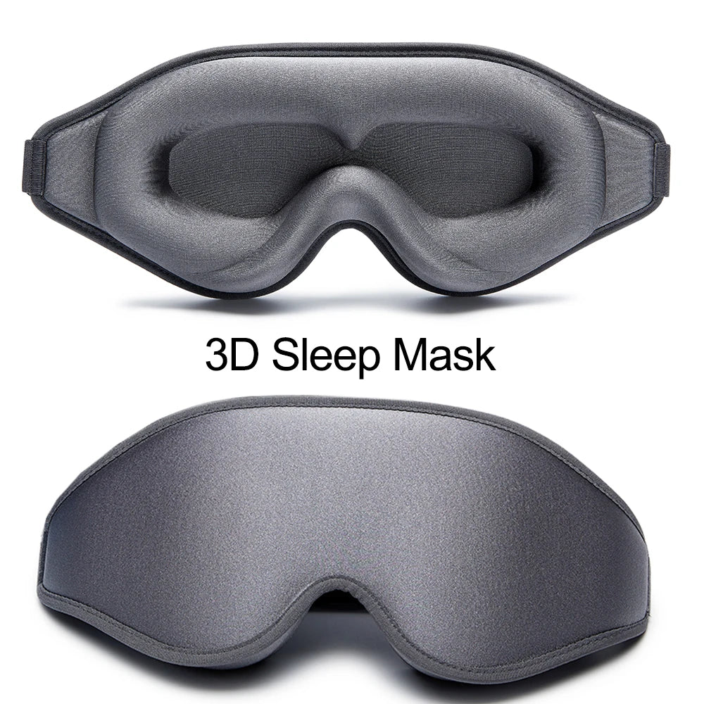 Masque de Sommeil 3D en Mousse à Mémoire de Forme