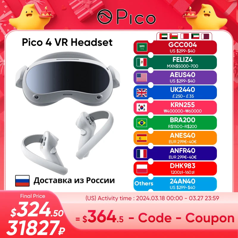 Casque de réalité virtuelle Pico 4