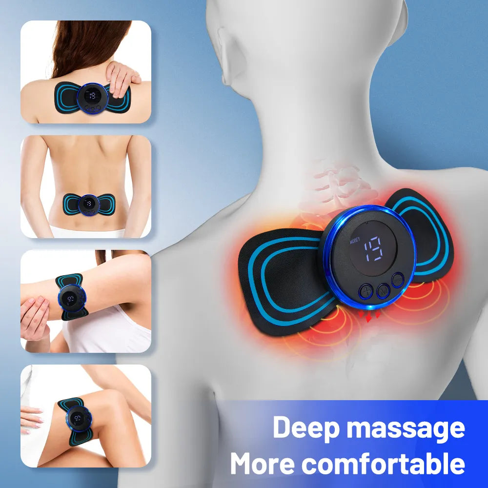 Masseur de Cou avec Stimulateur Musculaire EMS