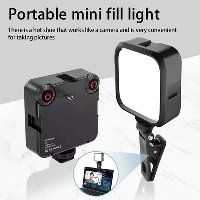 Lumière LED Clip Vidéo Portable pour Photographie sur Appareil Photo